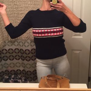 True Vintage sweater.  Hand knitted perfection